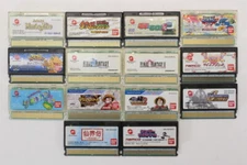 WonderSwan Bandai WS Color WSC Crystal Game Sold Individually Updated 07/18/25