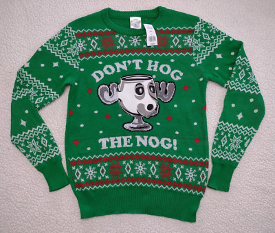 NWT National Lampoon's Christmas Vacation green ugly sweater ladies Small