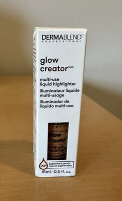 DERMABLEND PROFESSIONAL GLOW CREATOR MULTI-USE LIQUID HIGHLIGHTER - GOLD - .5oz