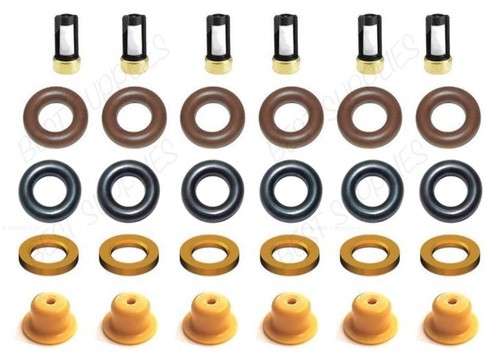 Honda Acura Fuel Injector Service Repair Kit OBD2 - Seal Rings, Filters, O'rings - Foto 3