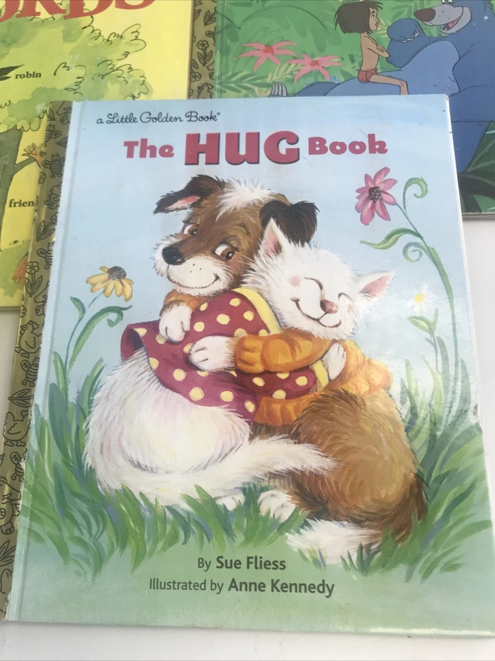 Golden Books Set of Three The Jungle Book Hug Book & Words 1101 - Image 3 of 4