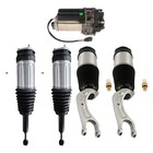 2 Pair Air Shock Absorbers Front Rear and Compressor For Tesla X 75D 90D P100D