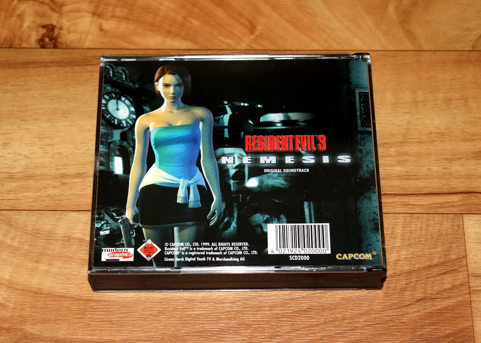 Resident Evil 3 Nemesis Extremely Rare Original Soundtrack PS1 Capcom - Image 3 of 4