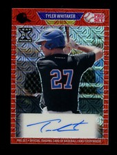 2021 Leaf Pro Set Metal 1989 Base Auto Red Mojo Tyler Whitaker #PA-TW1 Auto RC