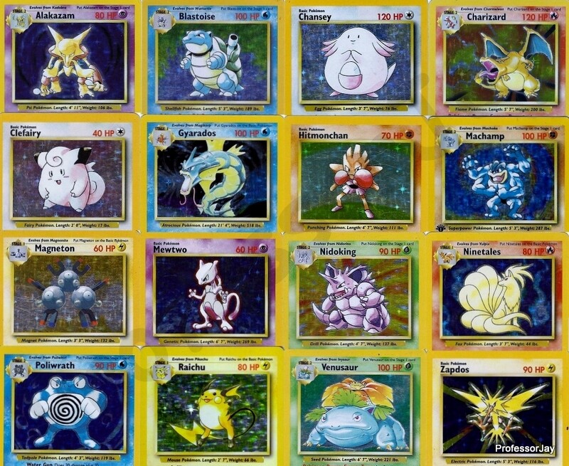 ポケモンカードセット 初期　90年代 POKEMON CARDS 1ST GEN ORIGINAL VINTAGE BASE SET + JUNGLE + FOSSIL