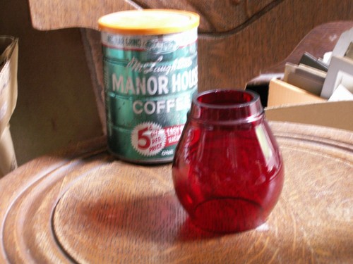 antique Dietz Railroad Lantern Globe red Wabash RY Vesta New York / free ship