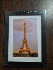 Picture Frame Set Made Glass for 4 6 with Mat Black