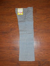 Kids Vintage Wrangler Houndstooth Pattern Unisex Boys/Girls Size 8 Regular Pants