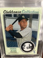 *Derek Jeter 1/1* 2017 Topps Heritage Clubhouse Collection Relics Patch Card Gem