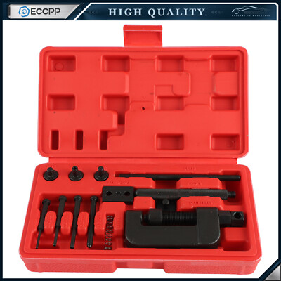 13PCS Chain Cutter Rivet Tool Set Riveting Breaker ATV/Bike/Motorcycle ...