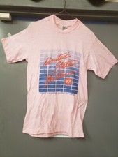 1984 Louisiana World's Fair Adult Size Medium 38-40 Pink T-Shirt, Made in USA