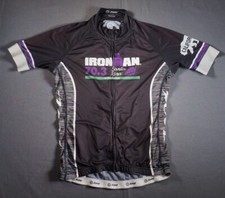 Iron Man Santa Rosa Jersey Adult Small Zoot Full Zip Cycling Shirt