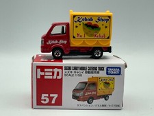 Tomica Tomy #57 Suzuki Carry Mobile Catering Truck, Kebab Shop, 1:64, Boxed