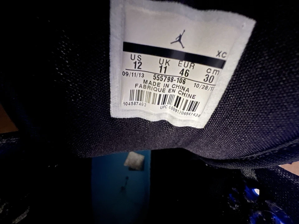 Tamanho 9 - Jordan 1 Flight 2 Premium Branco Preto Fl-power Azul - Imagem 3 de 4