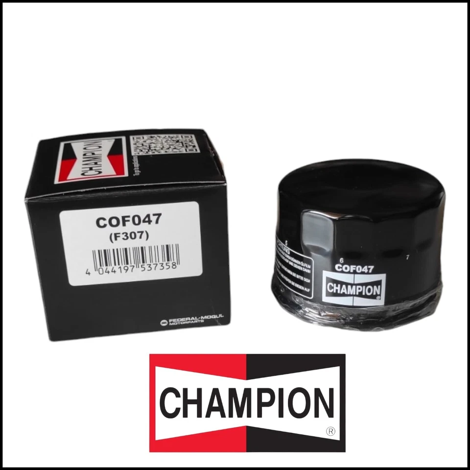 FILTRE À HUILE CHAMPION COF047 KYMCO T MAX 500 530 2016 HF147 - Photo 1/1