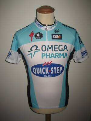 Omega Pharma Quick Step 2012 shirt cycling maillot maglia trikot size 3, 48, M