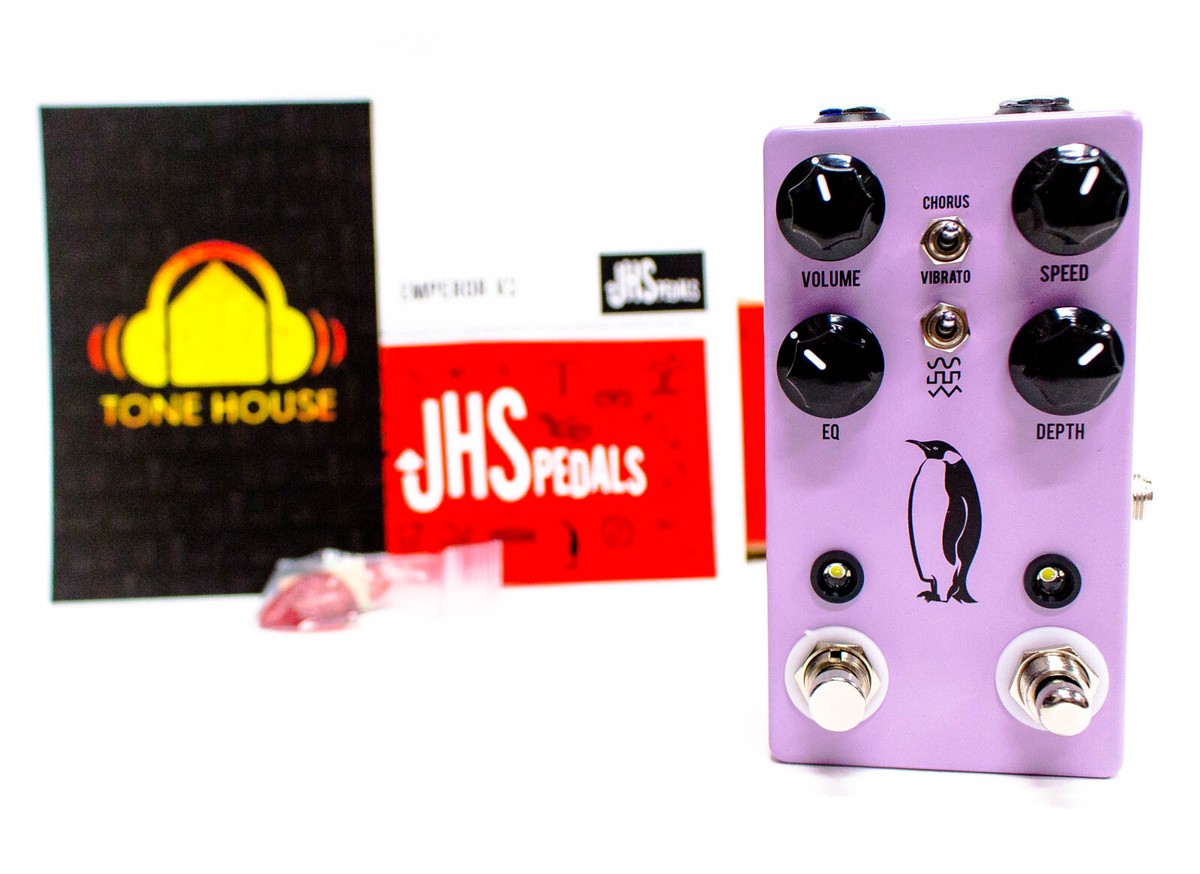 JHS Emperor V2 Chorus / Vibrato Guitar Effect Pedal with Tap Tempo