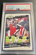 2004 Tom Brady 04/14 PSA 9 Score Final Score Gold Parallel Card #183 - 04/14
