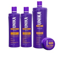 Kit Agilise Unika Ojon - Progressive 1L, Shampoo 250mL, Cond 250mL and Mask 250g