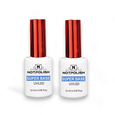 NotPolish Soak Off Gel 0.5 Oz - Super Base (Pack of 2)