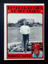 WILBUR WOOD / BOYHOOD PHOTOS OF THE STARS 1972 TOPPS 72 NO 342 EX      62388