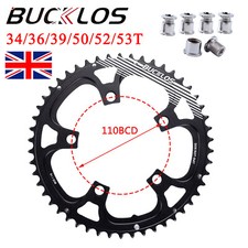 110BCD Chainring 34/36/39/50/52/53T Road Bike Fit Shimano Sram Crankset Aluminum