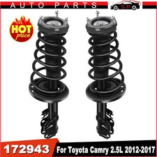 For Toyota Camry 2012-2017 Rear Complete Struts Shocks With Coil Spring Mount