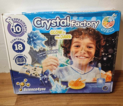 Crystal Factory Glow In The Dark...Kids DIY science4you - Steam - Sealed