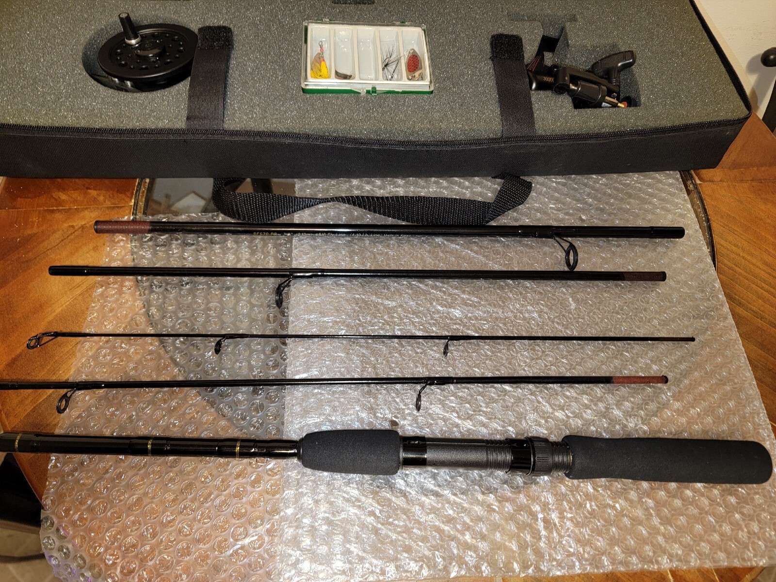 Marlboro Unlimited Pflueger Alpha Shakespeare Fly Fishing Rod Complete