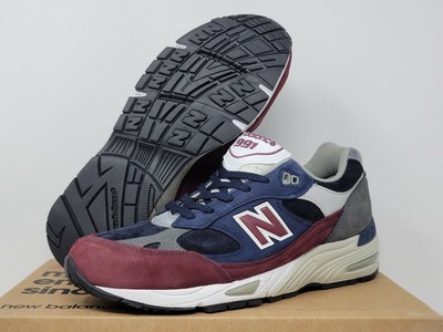 New Balance 991 NAVY BURGUNDY M991RKB 