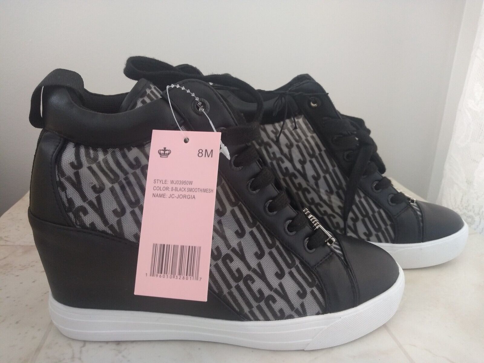 Fordi Direkte Integral Juicy Couture Jorgia Women&#039;s Wedge Sneakers size 8M | eBay