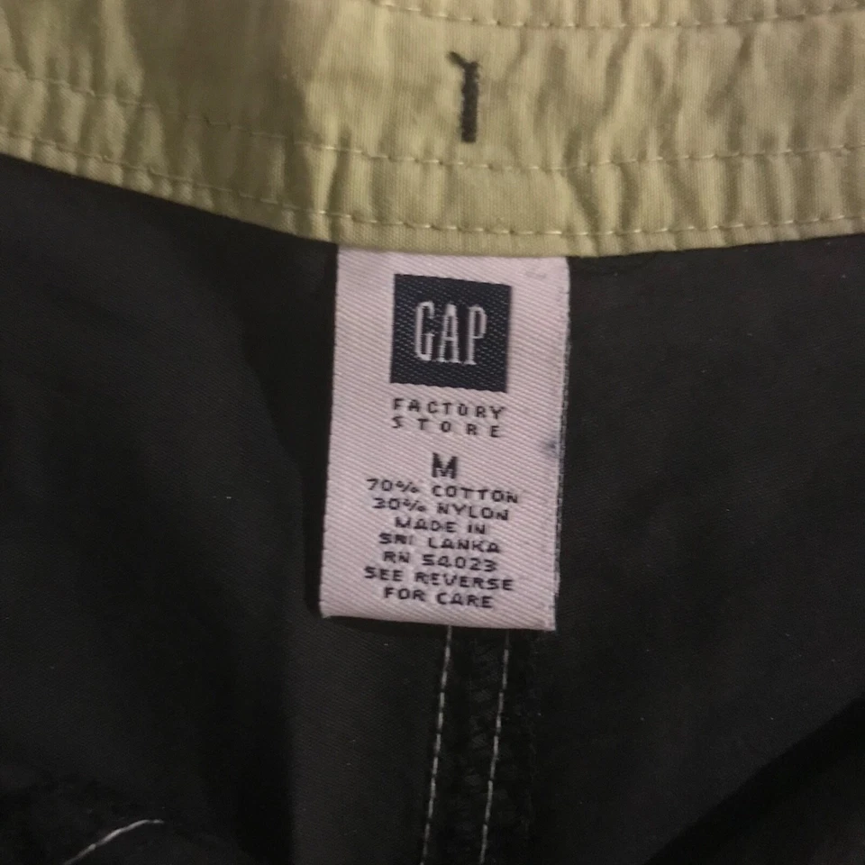 Lote de 2 Pantalones Cortos De Colección Y2K Gap Cordón Carga Tabla Damas Talla M Foto 4 de 4