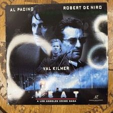 Heat Laserdisc Widescreen Robert De Niro  Al Pacino  Val Kilmer, Cult Classic