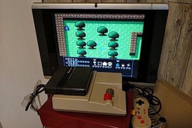 DRUID FAMICOM DISK SYSTEM FCD/Disk and case set tested -a106-