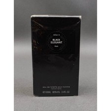 Johan B Black Elegant Eau De Toilette Pour Homme Spray For Men 3.4 oz / 100 ml