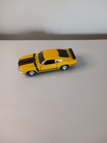 Ertl 1/18 7484 – 1970 Ford Boss 302 Mustang – Jaune, Miniature Diecast