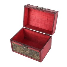 Portable Wooden Jewelry Organizer Case Classic Style Elegant Shape For Daily