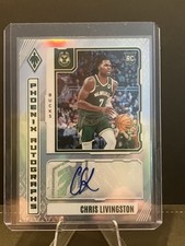 2023-24  Phoenix Holo Autograph #PA-CLI Chris Livingston RC Auto Bucks Rookie
