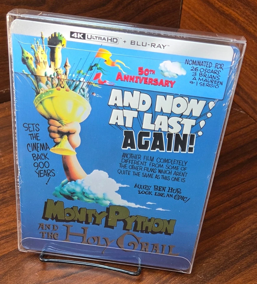 Monty Python And The Holy Grail Steelbook (4K)w/PROTECTIVE SLEEVE-NEW-Free S&H - Image 2 of 4