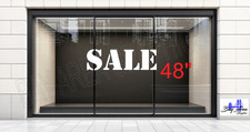 SALE Vinyl Decal Window Sign Outdoor Storefront ORACAL 651 Durable
