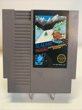 Vintage 1985 NES Slalom Nintendo Game - Cartridge Only - Untested As is