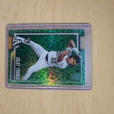 2026 Topps Series 1 Colby Thomas RC Oakland Athletics #213 Easter Green Holiday 