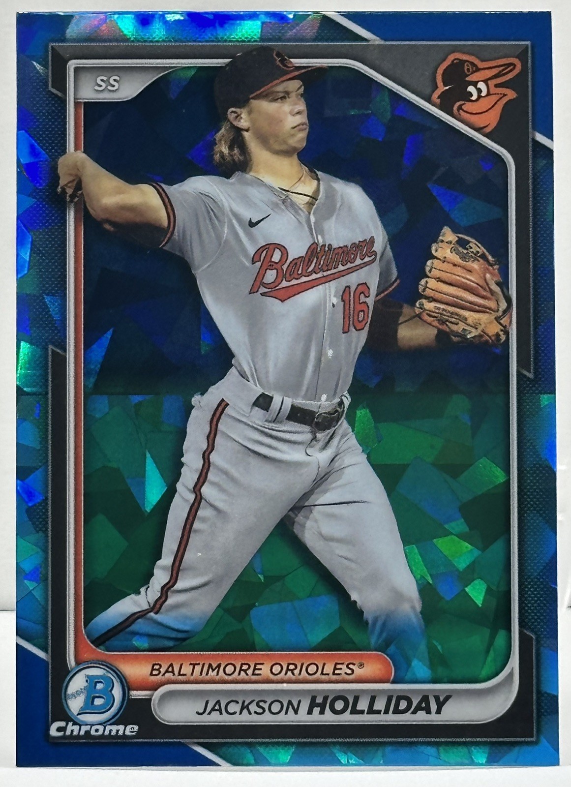 2024 Bowman Chrome Sapphire Jackson Holliday #BCP-47 Baltimore Orioles