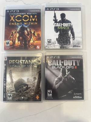   PS3 Game Bundle   Call of Duty, XCOM & Resistance (4 Games)   Tested