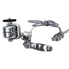 Fahrrad Radlaufglocke Sturmglocke Klingel Stahl verchromt Dauer-Alarm E-Bike