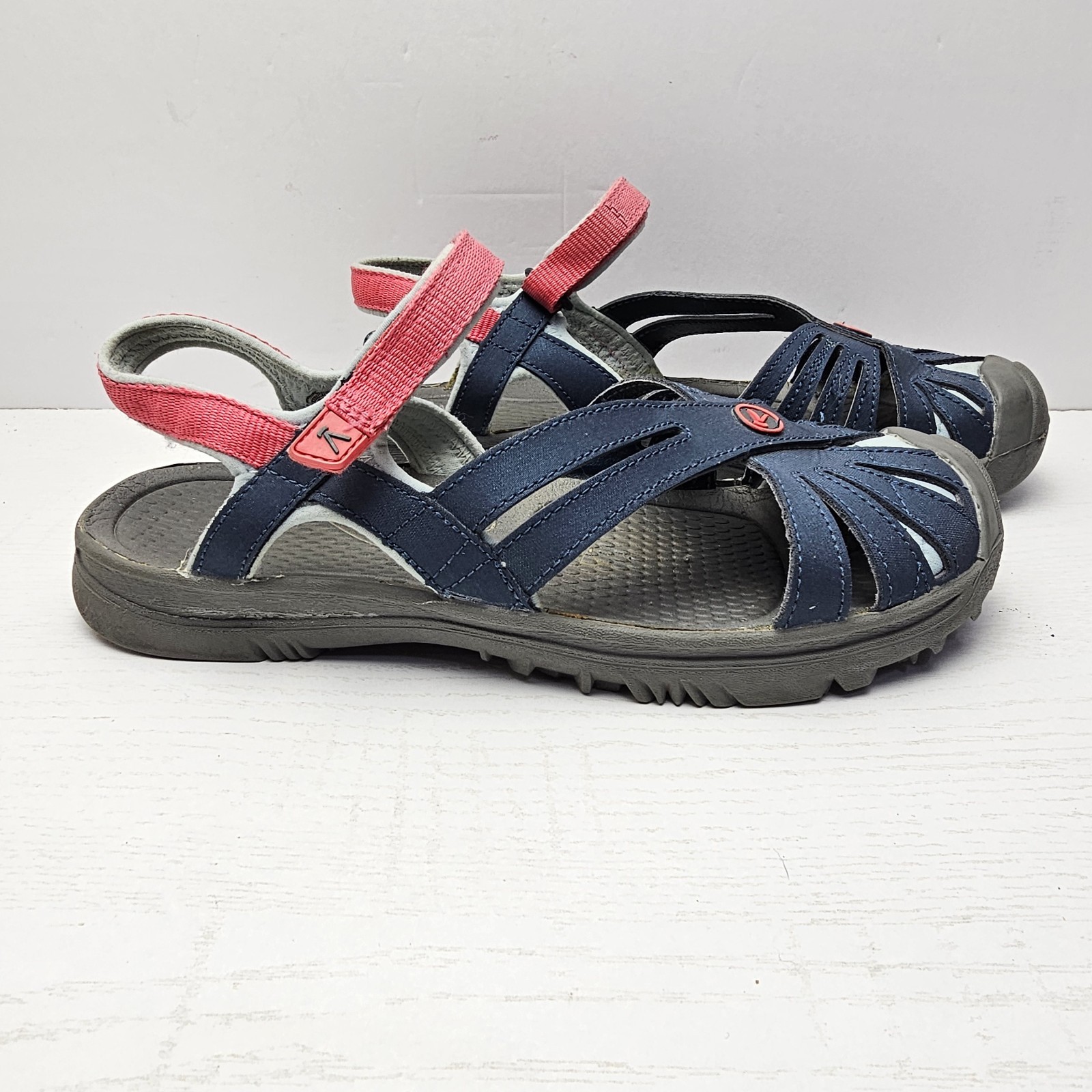 Keen Rose 6 sandali donna punta chiusa regolabile scarpa acqua cinturino blu rosa