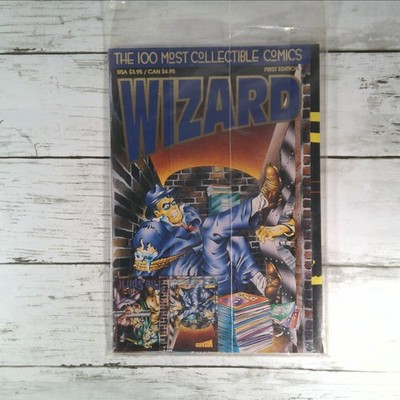 Wizard The 100 Most Collectible Comics First Edition Magazine 1993 w/ Cards