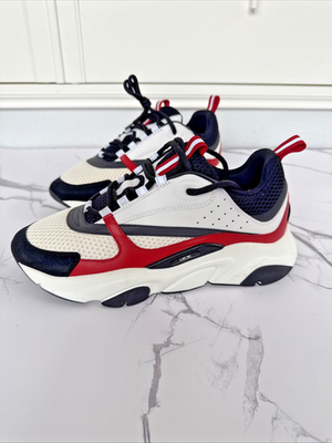 Dior B22 Red Black Sneakers Size 43 EU 10 US Reflective Strip | eBay