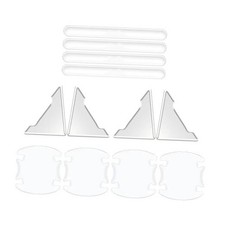 12PCS Car Door Handle Protector, Scratch-Resistant 12 PCS Transparent