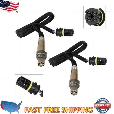 New 2x Downstream O2 Sensors Fit For Mercedes-Benz CLK55 AMG 5.5L 2003